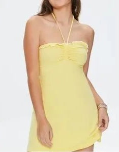 Forever 21 Women's Mimosa Mini Cut Dress | Forever 21 In Lebanon