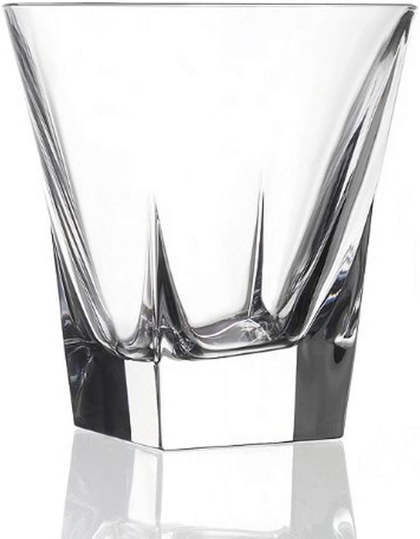 Deli Glass Clear Square Bottom Water Cups 265ml 6Pcs (TY4311-2 M1-19) | Deli Glass In Lebanon