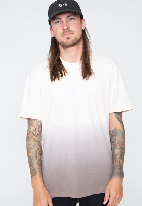 Forever 21 Men's White & Taupe Loose T-shirt | Forever 21 In Lebanon