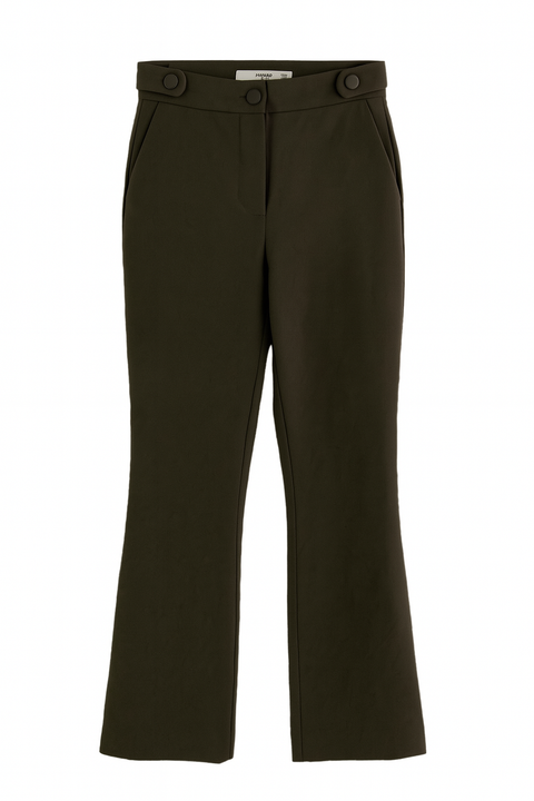 Mango Women's Dark Green Casual Pant |Mango In Lebanon