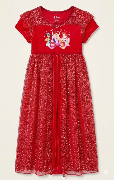 Disney Girl's Red Princess Tule Dress | Disney In Lebanon
