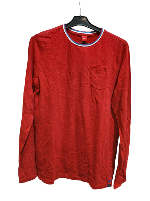 S.Oliver Boy's Red Long-Sleeve Blouse | S.Oliver in Lebanon