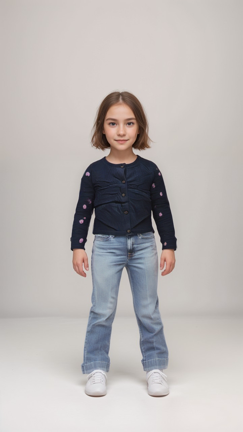 S.Oliver Girl's Navy Long-Sleeve Sweatshirt |S.Oliver in Lebanon