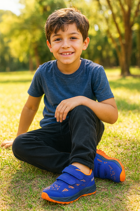 Jack Wolfskin Boy's Blue Woodland 2 Texapore Low VC K Sneakers |Jack Wolfskin in Lebanon