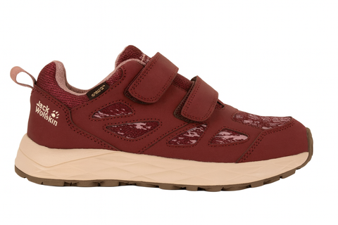 Jack Wolfskin Boy's Burgundy Woodland 2 Texapore Low VC K |Jack Wolfskin in Lebanon