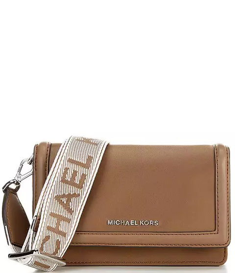 Michael Kors Women's Brown Jet Set Nylon Smartphone Crossbody Bag | Michael Kors In Lebanon