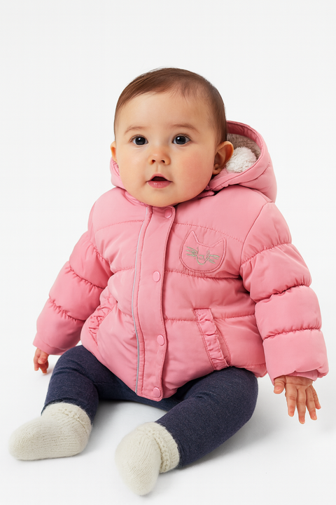 S.Oliver Baby Girl's Pink Puffer Jacket |S.Olive in Lebanon