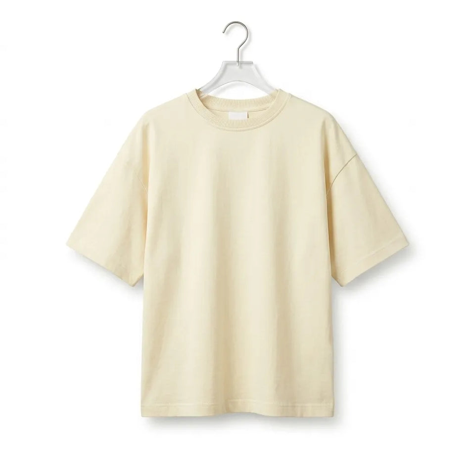 Zara Boy's Cream Oversized Crew Neck T-Shirt|Zara In Lebanon