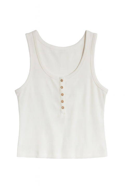 Forever 21 Women's White Knitted Tank Top | Forever 21 In Lebanon