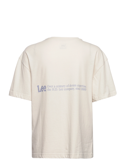 Lee Women's Light Beige Essential Graphic T-Shirt | Lee In Lebanon