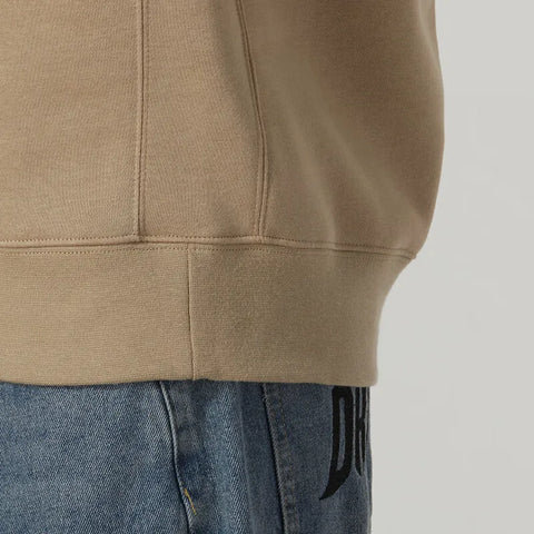 Nike Men's Khaki Fleece Crew Sweatshirt | Nike In Lebanon