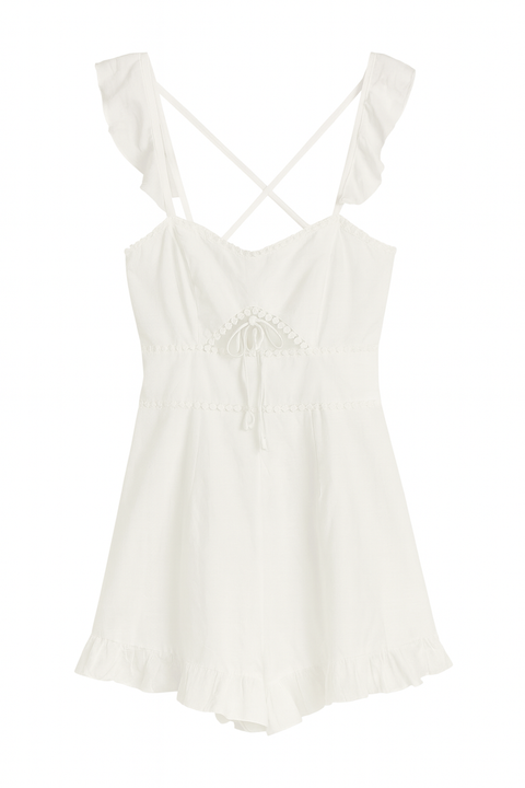 Forever 21 Women's White Jumpsuit | Forever 21 In Lebanon