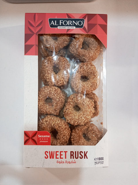 Al Forno Sweet Rusk Sesame Cookies 190g | Al Forno In Lebanon
