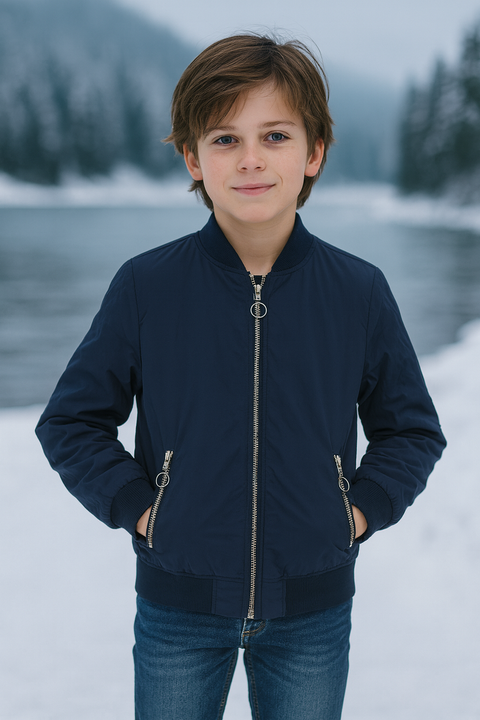 S.Oliver Boy's Navy Zippered Jacket |S.Olive in Lebanon