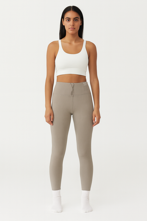 Forever 21 Women's Grey Ribbed Legging |Forever 21 In Lebanon
