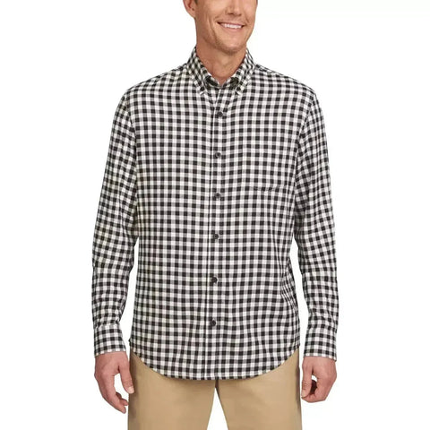 Lands End Men's Multicolor Checkered Long Sleeve Shirt | Lands End In Lebanon