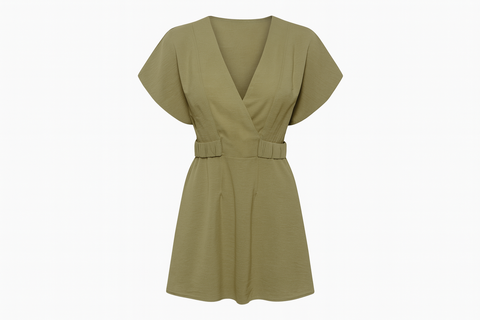 Asos Design Women's Khaki Dress ANF824