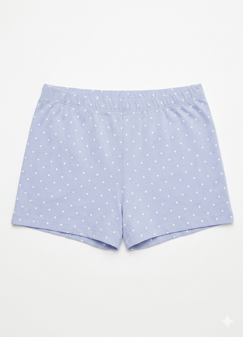 H & M Girl's Light Blue Polka Dot Shorts|H & M In Lebanon