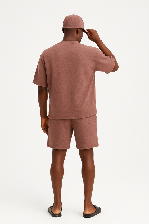 Jack & Jones Men's Faded Pink Charged Ashed Sweat Shorts | Jack & Jones In Lebanon