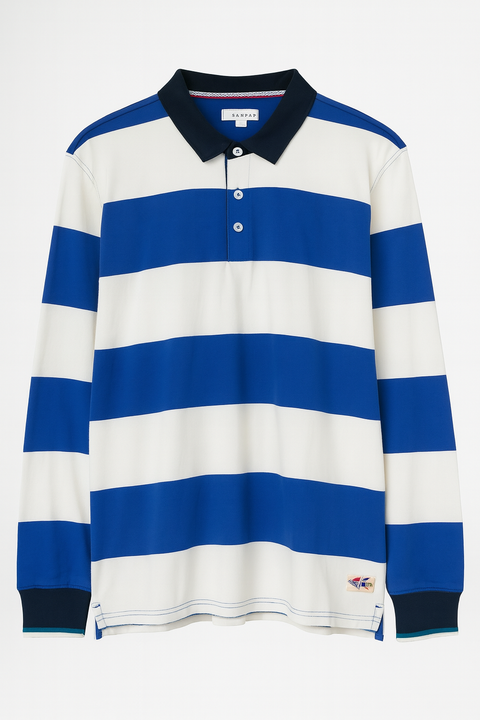 MO Casual Men's White & Blue Sweatshirt |MO Casual In Lebanon