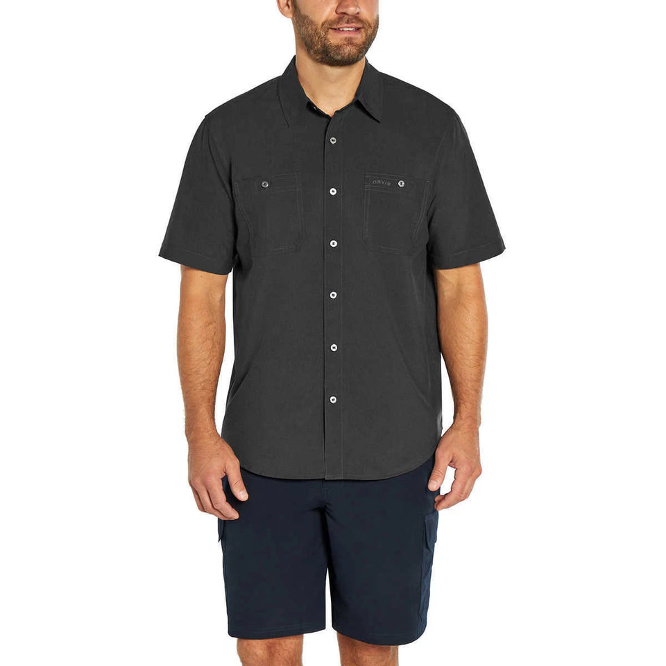Orvis Men's Washed Black Short Sleeve Shirt | Orvis In Lebanon
