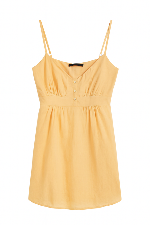 Forever 21 Women's Light Orange Sleeveless Woven Dress | Forever 21 In Lebanon