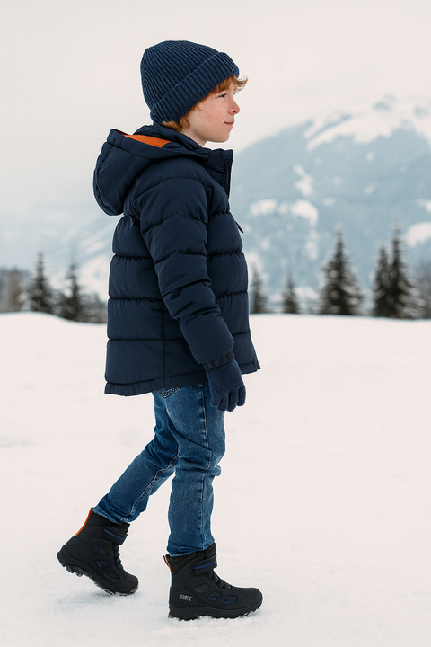 Jack Wolfskin Kid's Navy Trail Hiker Texapore Mid K Boots |Jack Wolfskin in Lebanon