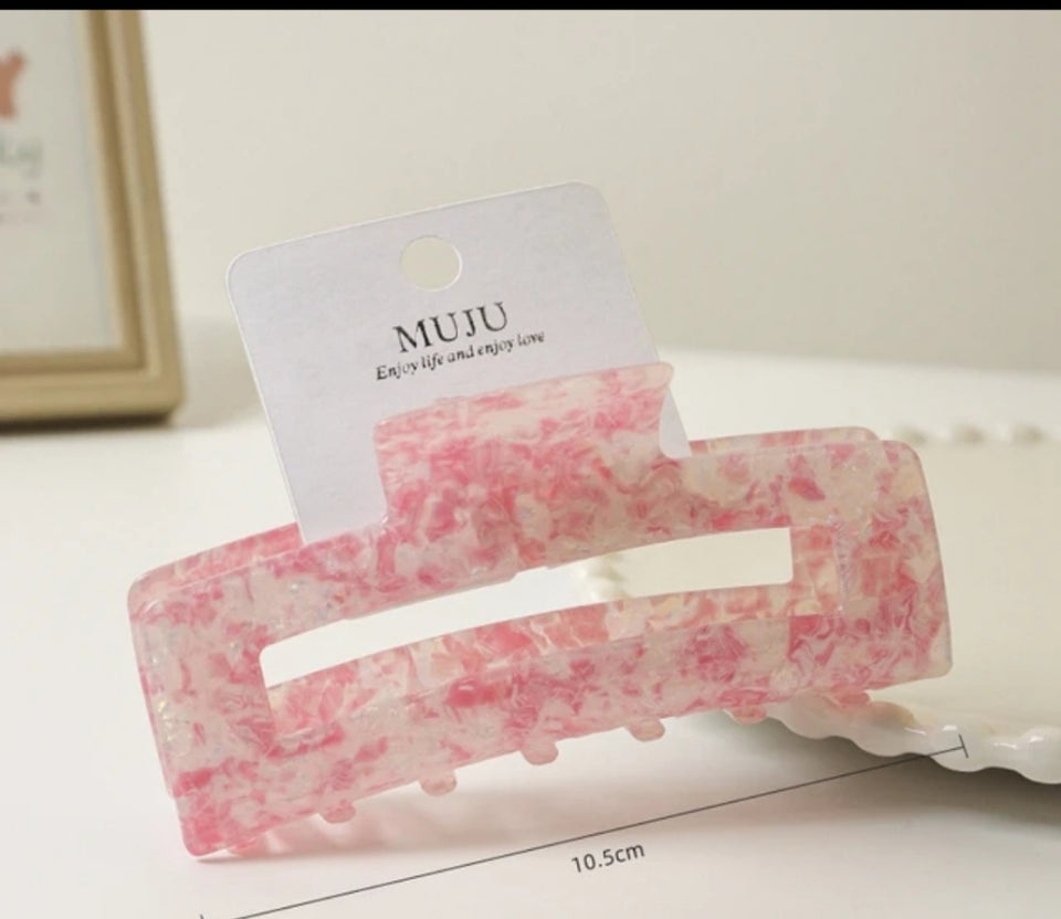 MUJU Fashion Acrylic Hair Claw Claws for Women High Quality Wedding Hair Clips Factory