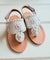Jack Rogers Girl's White Sandal ACSK28