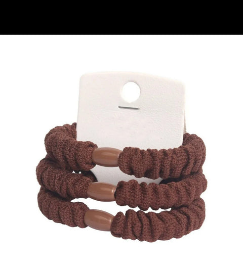 Muju 3pcs Set of Sweet Style Girl Hair Accessories Hair Ties Elastics Ponytail Holders with Braided Hair Band for Women