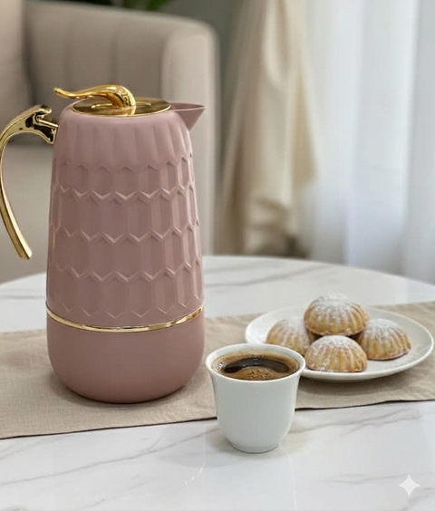 Hinox Light Brown Glass Vacuum Jug 1L LS-067-P03 K-22 | Hinox In Lebanon