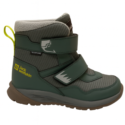 Jack Wolfskin Boy's Khaki Polar Bear Texapore Mid VC K Boots |Jack Wolfskin in Lebanon