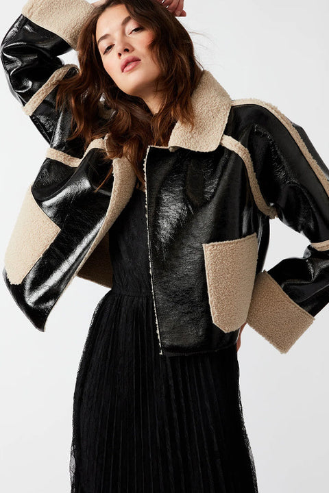 Steve Madden Women's Black Long Sleeve Salma Jacket | Steve Madden In Lebanon