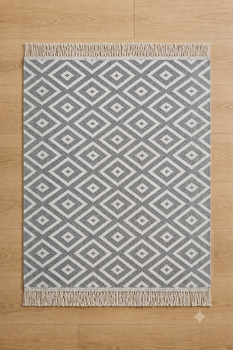 Antik Kilim Cream & Gray Area Rug 120x180cm | Antik Kilim In Lebanon