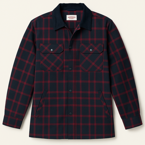 Wrangler Men’s Multicolor Zippered Flannel Shirt  | Wrangler In Lebanon