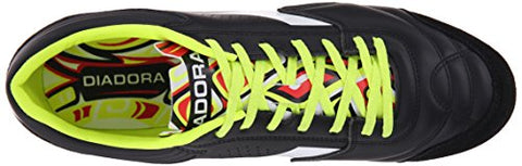 Diadora Men's Black & White Football Sneakers | Diadora In Lebanon