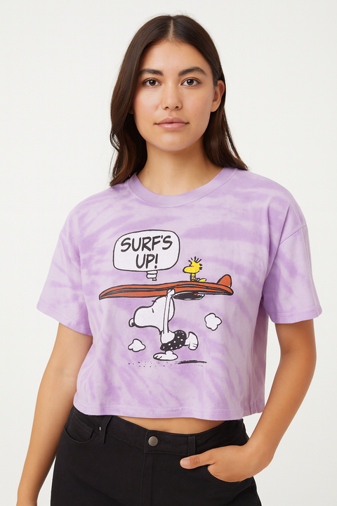 Forever 21 Women's Purple Graphic T-Shirt |Forever 21 In Lebanon