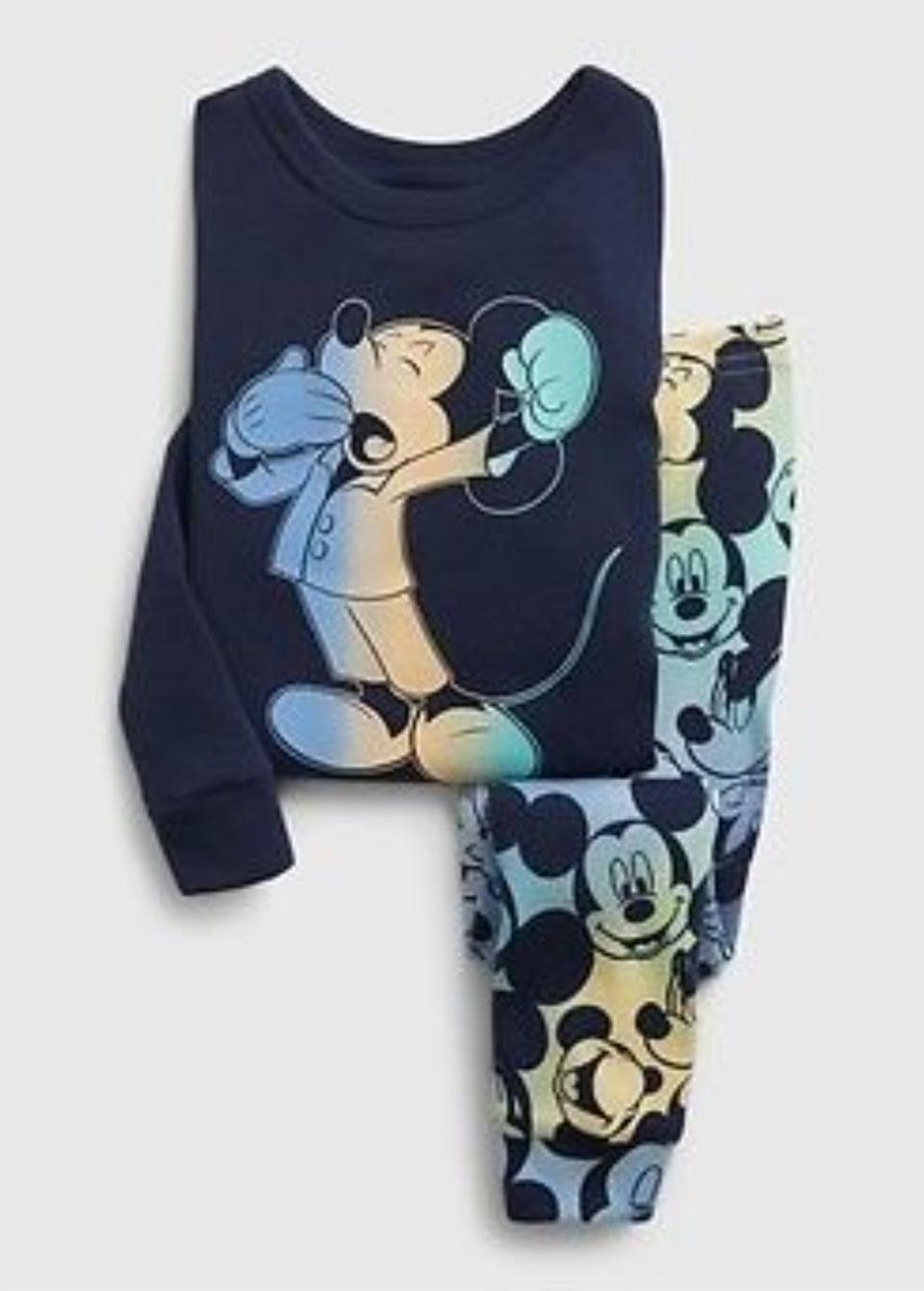 Gap Baby Boy's Navy Mickey Mouse 2 pcs Pajama Set | Gap In Lebanon