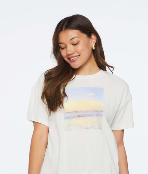 Forever21  Women's Off White T-Shirt | Forever21 In Lebanon