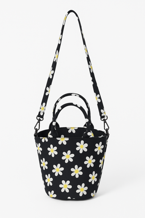 Forever 21 Women's Black Flowered Handbag |forever 21 in Lebanon