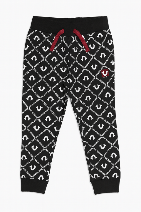 True Religion Boy's Black Printed Pajama Set 2pcs| True Religion In Lebanon