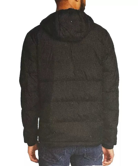 Eddie Bauer Men's Black Hooded Puffer Long Sleeve Jacket |Eddie Baue In Lebanon