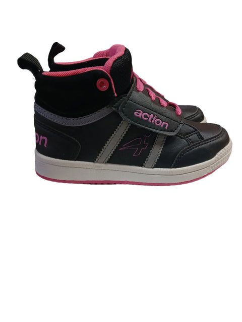 Action Girl's Black & Pink Ankled Sneakers | Action In Lebanon