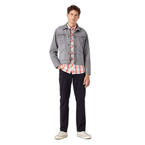 Wrangler Men's Multicolor Powder Blue Western Long Sleeve Shirt | Wrangler in Lebanon