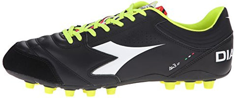 Diadora Men's Black & White Football Sneakers | Diadora In Lebanon
