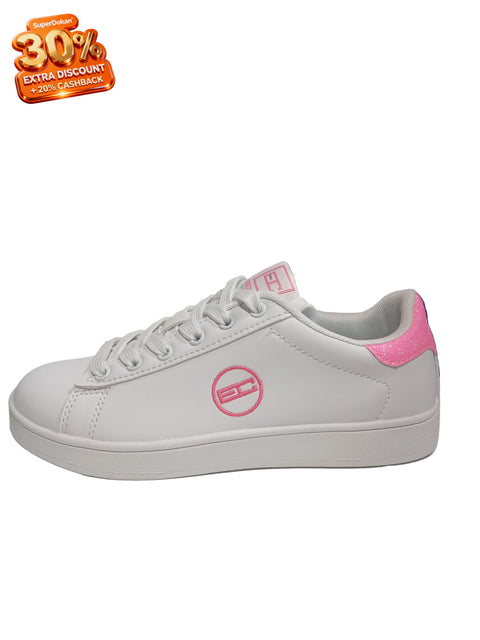 Enrico Coveri Women's Fluo Pink Fall Glitter Sneakers |Enrico Coveri In Lebanon