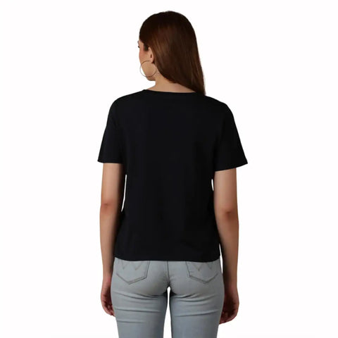 Wrangler Women's Navy Chest Logo Regular Fit T-Shirt | Wrangler In Lebanon