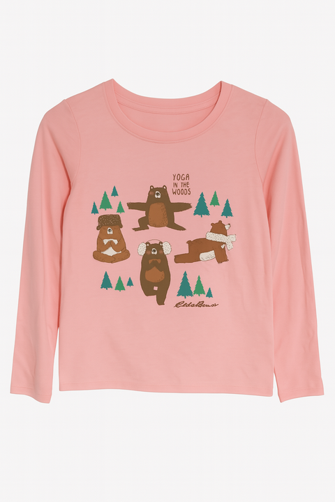 Eddie Bauer Girl's Pink, White, Grey 3-Pack T-Shirt Set |Eddie Bauer In Lebanon