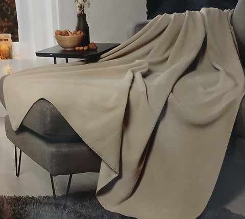 Oeko-Tex Beige Fluffy Warm Thermal Fleece Blanket | Oeko-Tex In Lebanon