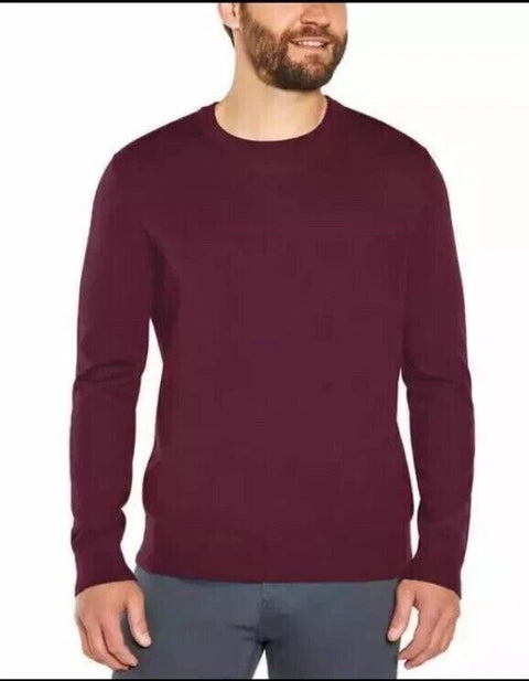 Banana Republic Men’s Burgundy Crew Neck Long Sleeve Sweatshirt |Banana Republic In Lebanon